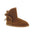 BELLINI ACE WOMEN'S SHORT MICROSUEDE WINTER BOOTIE IN TAN MICROSUEDE - TLW Shoes