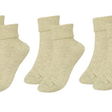 tittimitti® 100% Organic Combed Cotton Luxury Women's Socks 3 - Pack. Made in Italy. - TLW Shoes