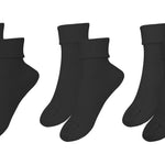 tittimitti® 100% Organic Combed Cotton Luxury Women's Socks 3 - Pack. Made in Italy. - TLW Shoes