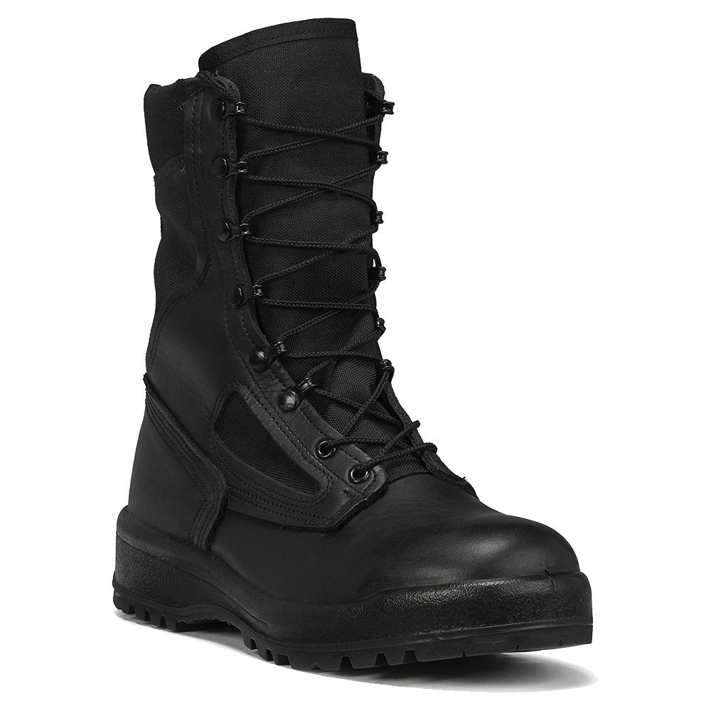 BELLEVILLE MEN'S 300 TRPST HOT WEATHER STEEL SAFETY TOE BOOT IN BLACK - TLW Shoes