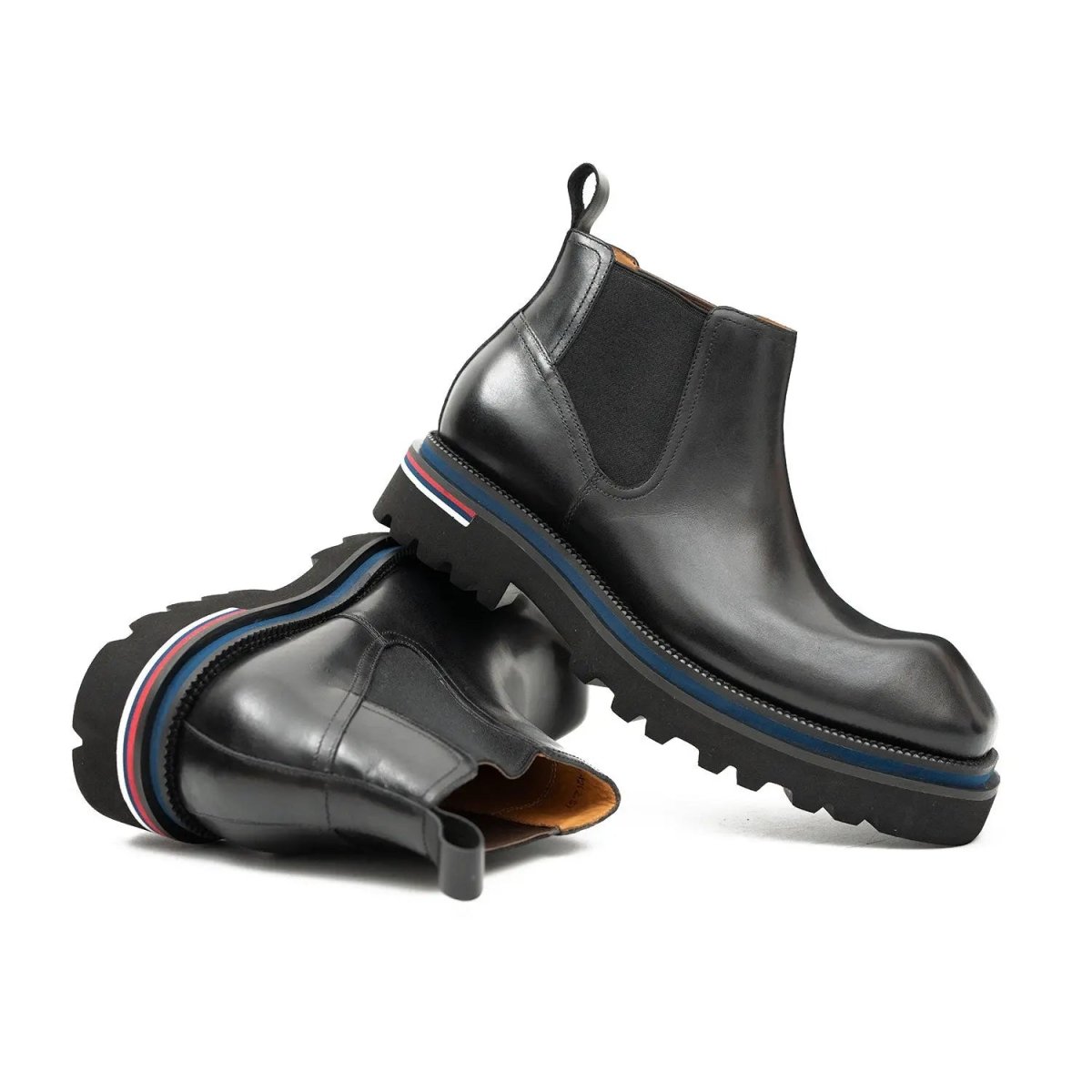 Handmade black calfskin Chelsea boots - TLW Shoes