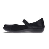 Revere Timaru Women's Adjustable Strap Mary Jane Shoes In Black