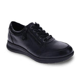 Revere Boston Women's Adjustable Lace - up Sneaker In Black - TLW Shoes