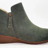 Revere Damascus Women's Zip Arch Support Bootie In Moss Suede - TLW Shoes