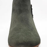 Revere Damascus Women's Zip Arch Support Bootie In Moss Suede - TLW Shoes