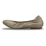 Revere Nairobi Women's Ballet Shoes In Champagne Angle - TLW Shoes