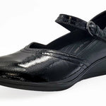 Revere Narita Women's Mary Jane Shoes In Black Patent - TLW Shoes