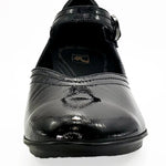 Revere Narita Women's Mary Jane Shoes In Black Patent - TLW Shoes