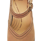 Revere Narita Women's Mary Jane Shoes In Toffee Nubuck - TLW Shoes