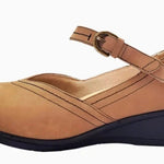 Revere Narita Women's Mary Jane Shoes In Toffee Nubuck - TLW Shoes