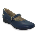 Revere Sicily Women's Mary Jane Shoes In Blue - TLW Shoes