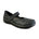 Revere Timaru Women's Adjustable Strap Mary Jane Shoes In Black Angle - TLW Shoes