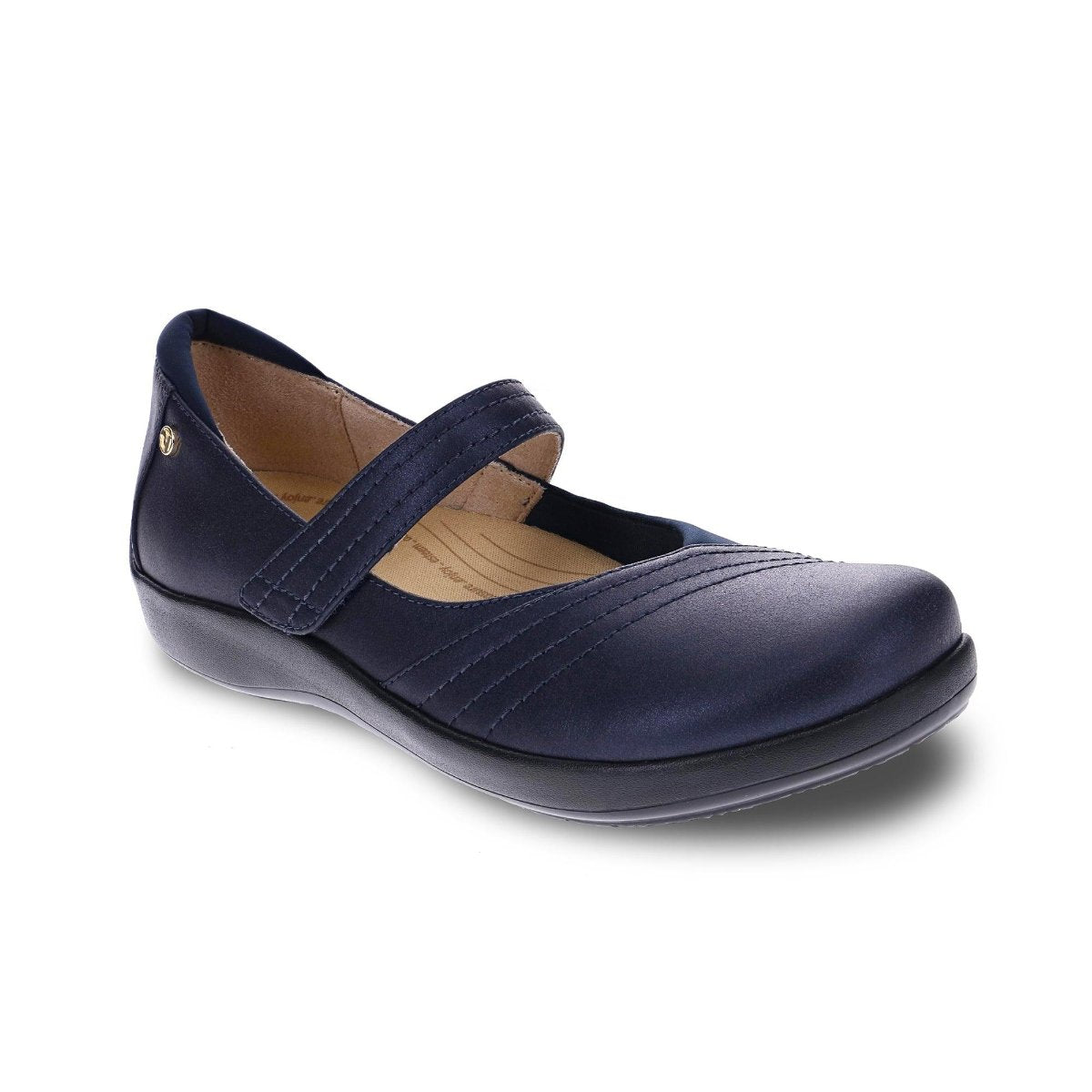 Revere Timaru Women's Adjustable Strap Mary Jane Shoes In Sapphire - TLW Shoes