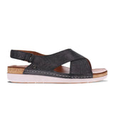 Revere Cottesloe Women's Back Strap Sandals In Black - TLW Shoes