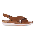 Revere Cottesloe Women's Back Strap Sandals In Caramel - TLW Shoes