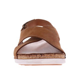 Revere Cottesloe Women's Back Strap Sandals In Caramel - TLW Shoes