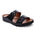 Revere Palma Women's Strap Slide Sandals In Black - TLW Shoes