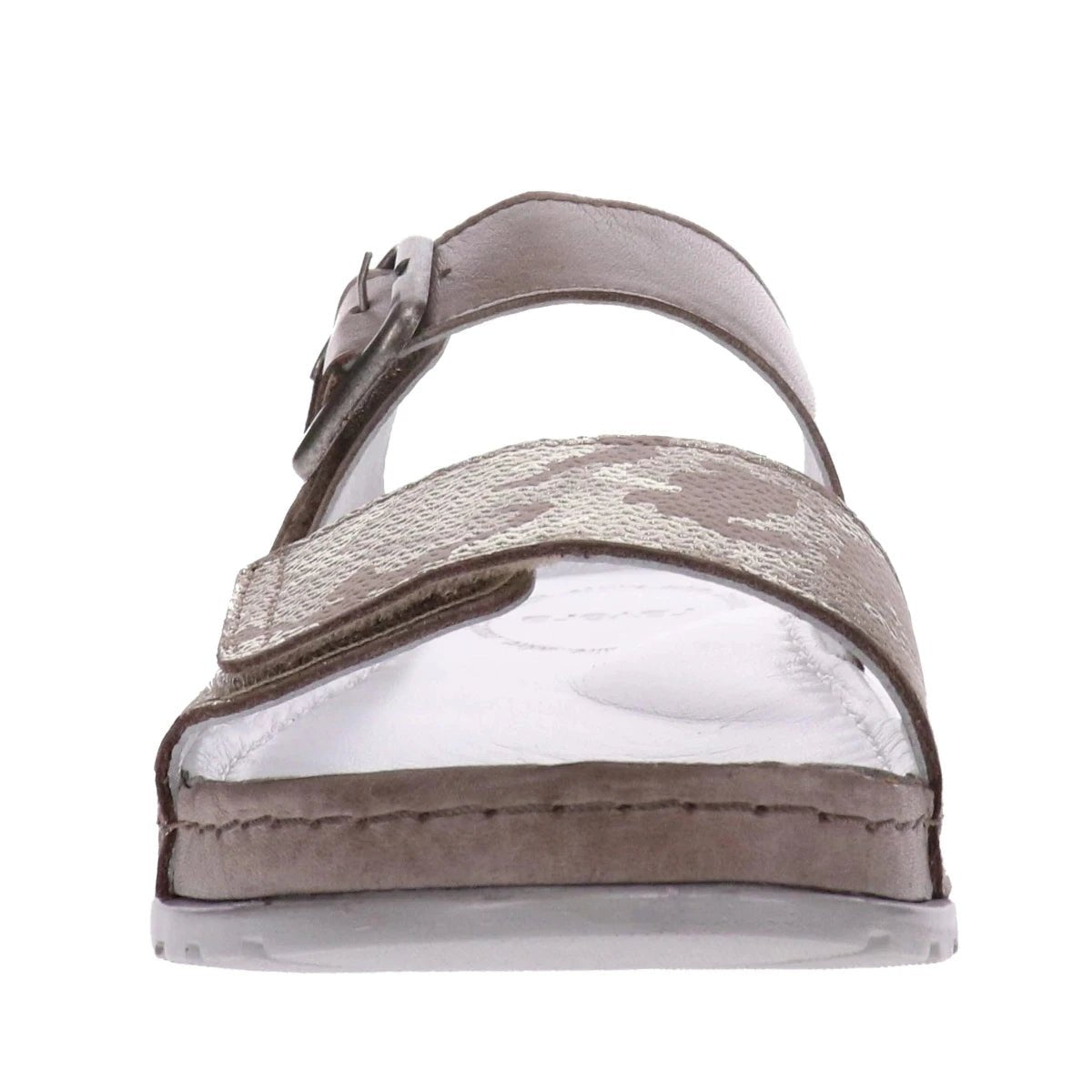 Revere Palma Women's Strap Slide Sandals In Taupe - TLW Shoes