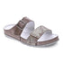 Revere Palma Women's Strap Slide Sandals In Taupe - TLW Shoes