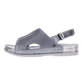 Revere Tivoli Women's Back Strap Sandals In Blue - TLW Shoes