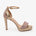 The Mars Platform Heel Gold Leather Women's Sandal - TLW Shoes