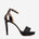 The Mars Platform Heel Black Leather Women's Sandal - TLW Shoes