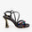 The Aurora Black Leather Strappy Women Sandal - TLW Shoes