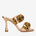 The Eclipse Gold Leather Women Sandal - TLW Shoes