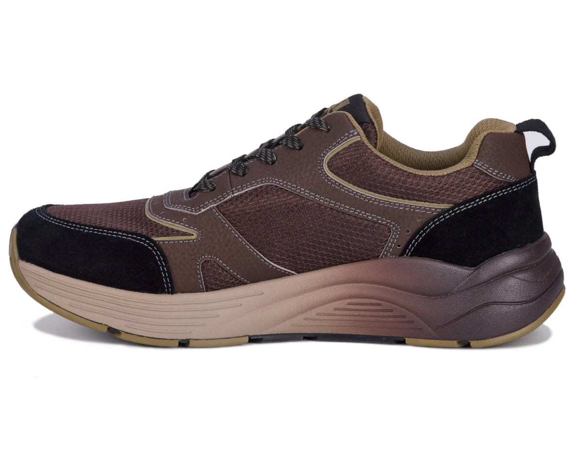 Drew Marvel Men's Athletic Shoe In Brown Mesh Combo - TLW Shoes