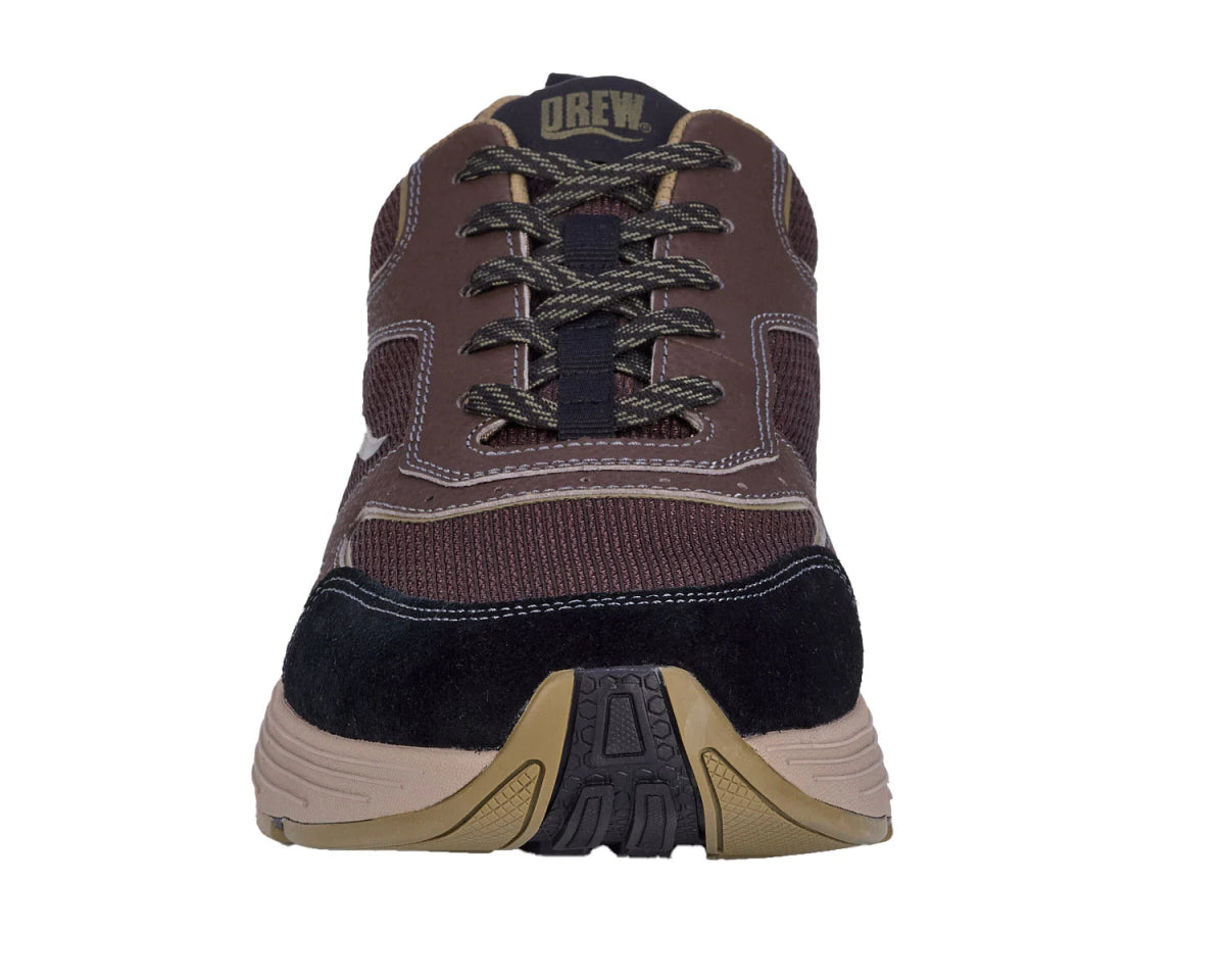 Drew Marvel Men's Athletic Shoe In Brown Mesh Combo - TLW Shoes