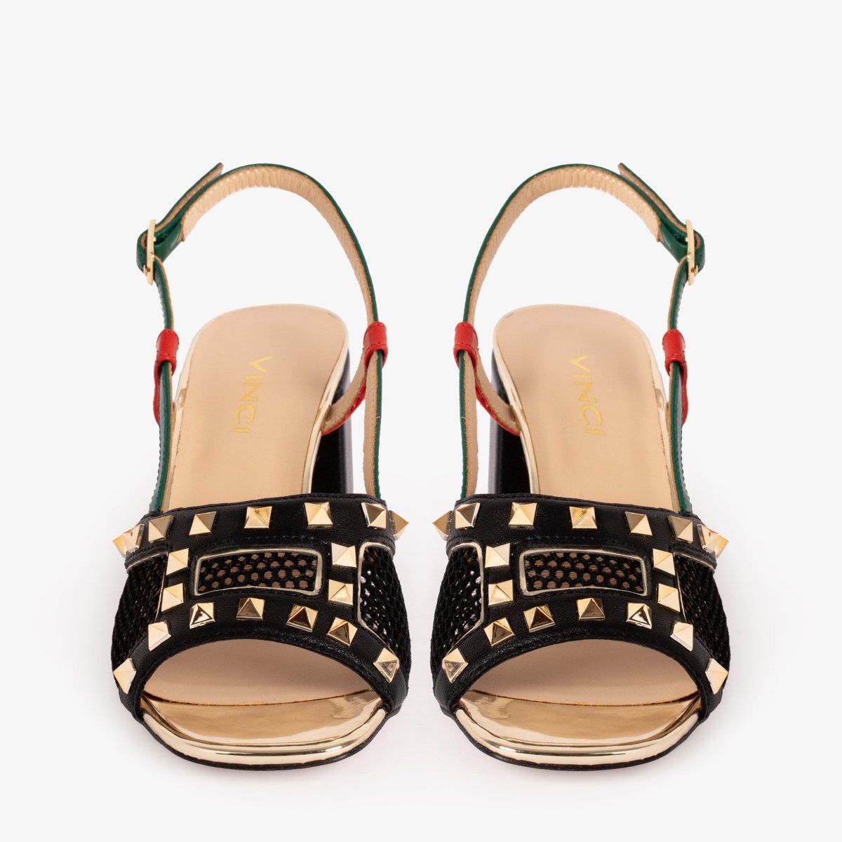 The Linea Black Leather Women Slingback Sandal - TLW Shoes