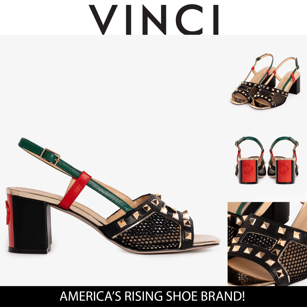 The Linea Black Leather Women Slingback Sandal - TLW Shoes