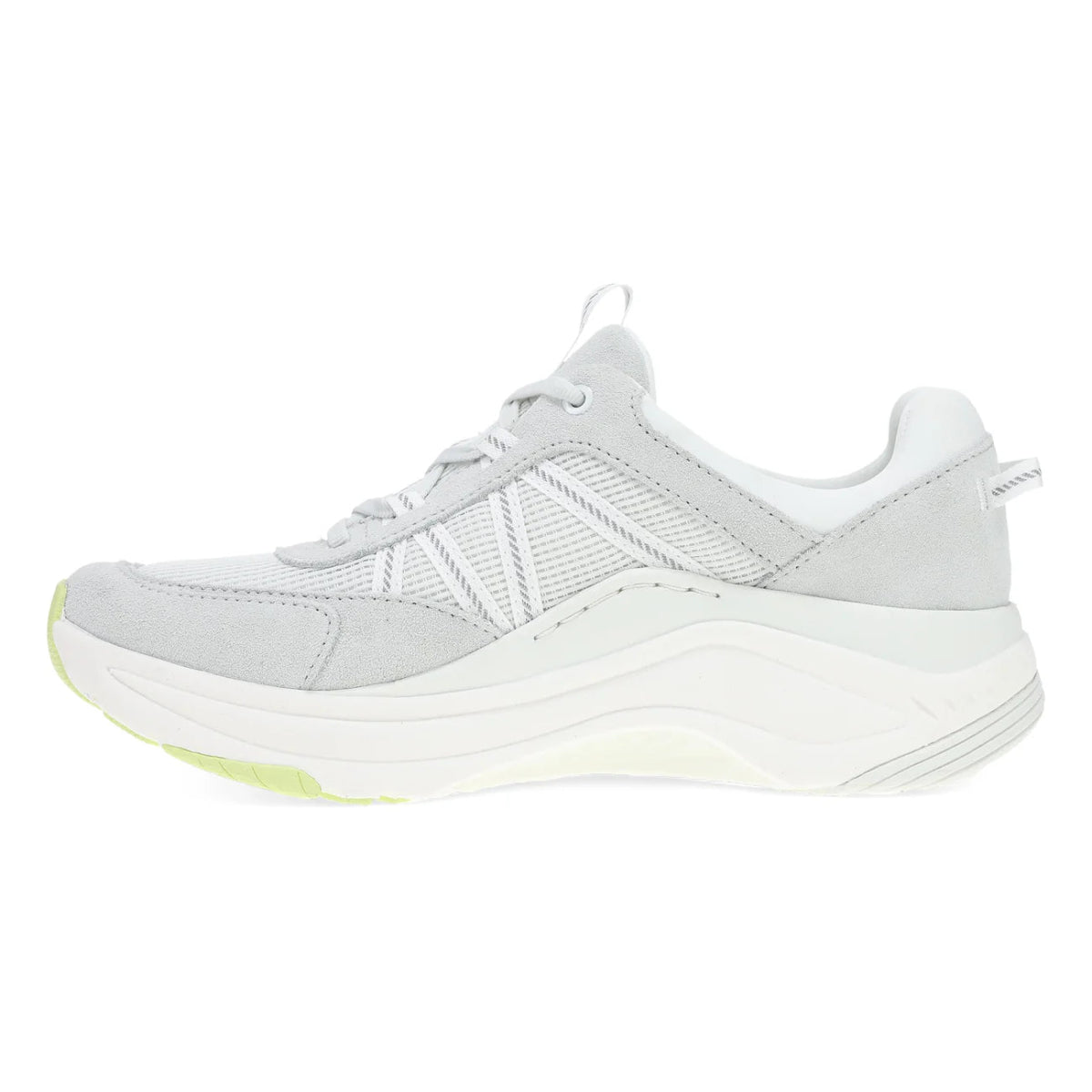 Dansko Poppy Women's Lace - up In Grey Suede Sneaker - TLW Shoes