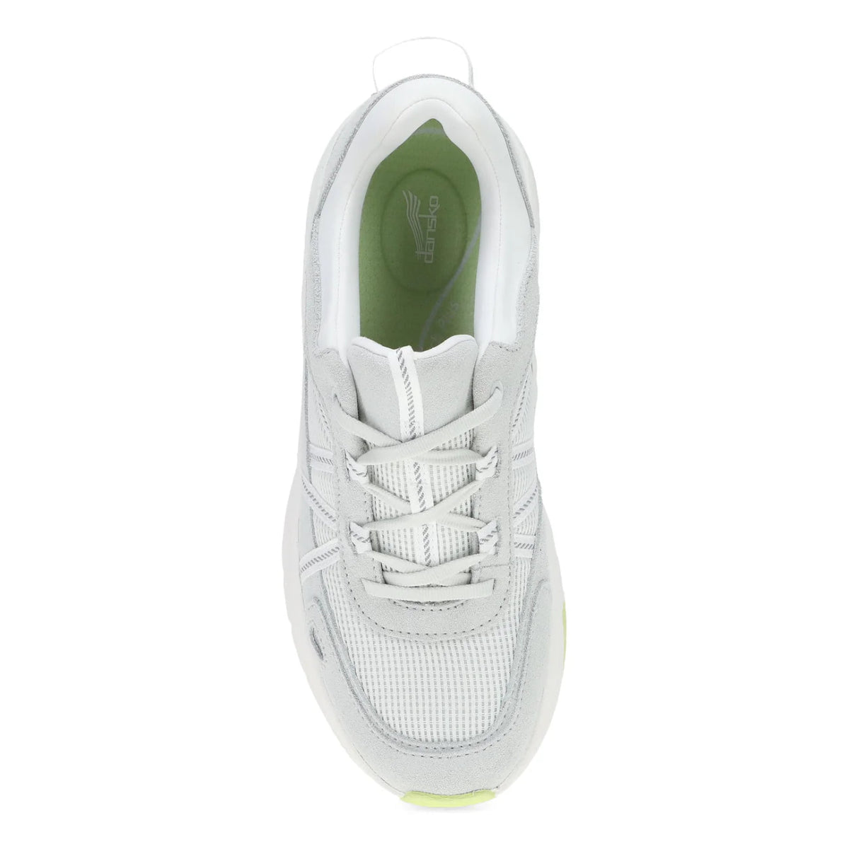 Dansko Poppy Women's Lace - up In Grey Suede Sneaker - TLW Shoes