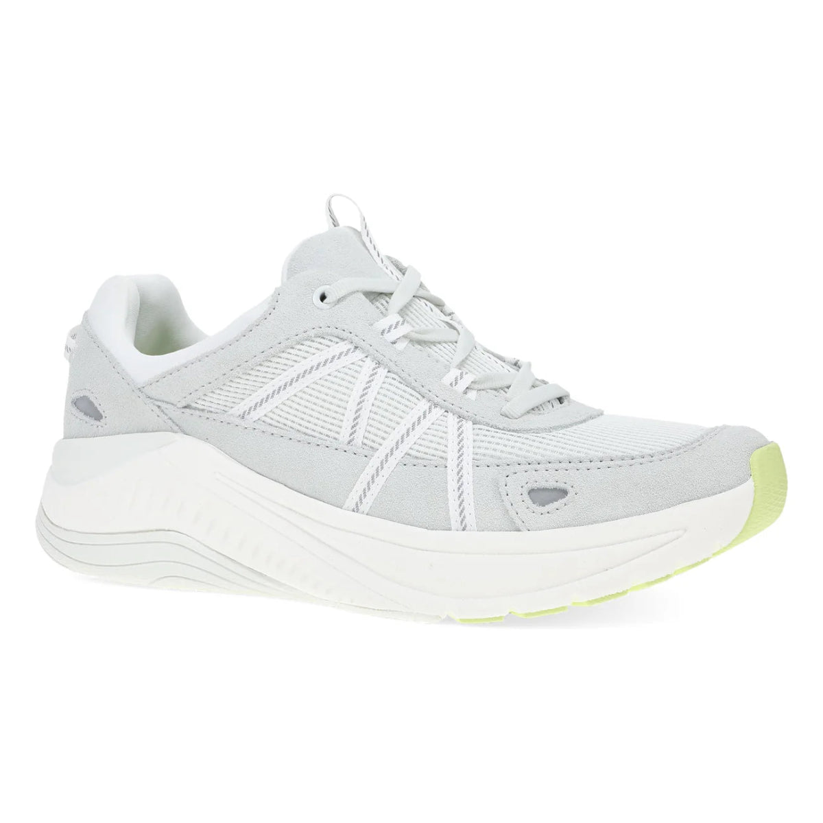 Dansko Poppy Women's Lace - up In Grey Suede Sneaker - TLW Shoes