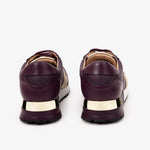 The Masal Purple Leather Women Sneaker - TLW Shoes