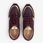 The Masal Purple Leather Women Sneaker - TLW Shoes
