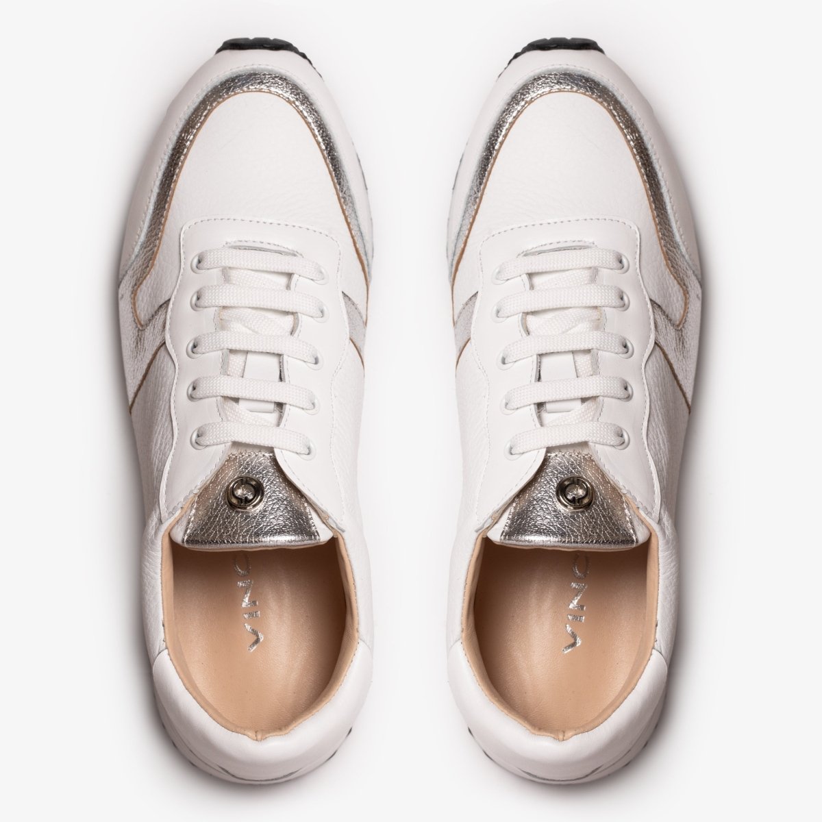 The Masal White Leather Women Sneaker - TLW Shoes