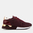 The Scarlet Burgundy Leather Women Sneaker - TLW Shoes