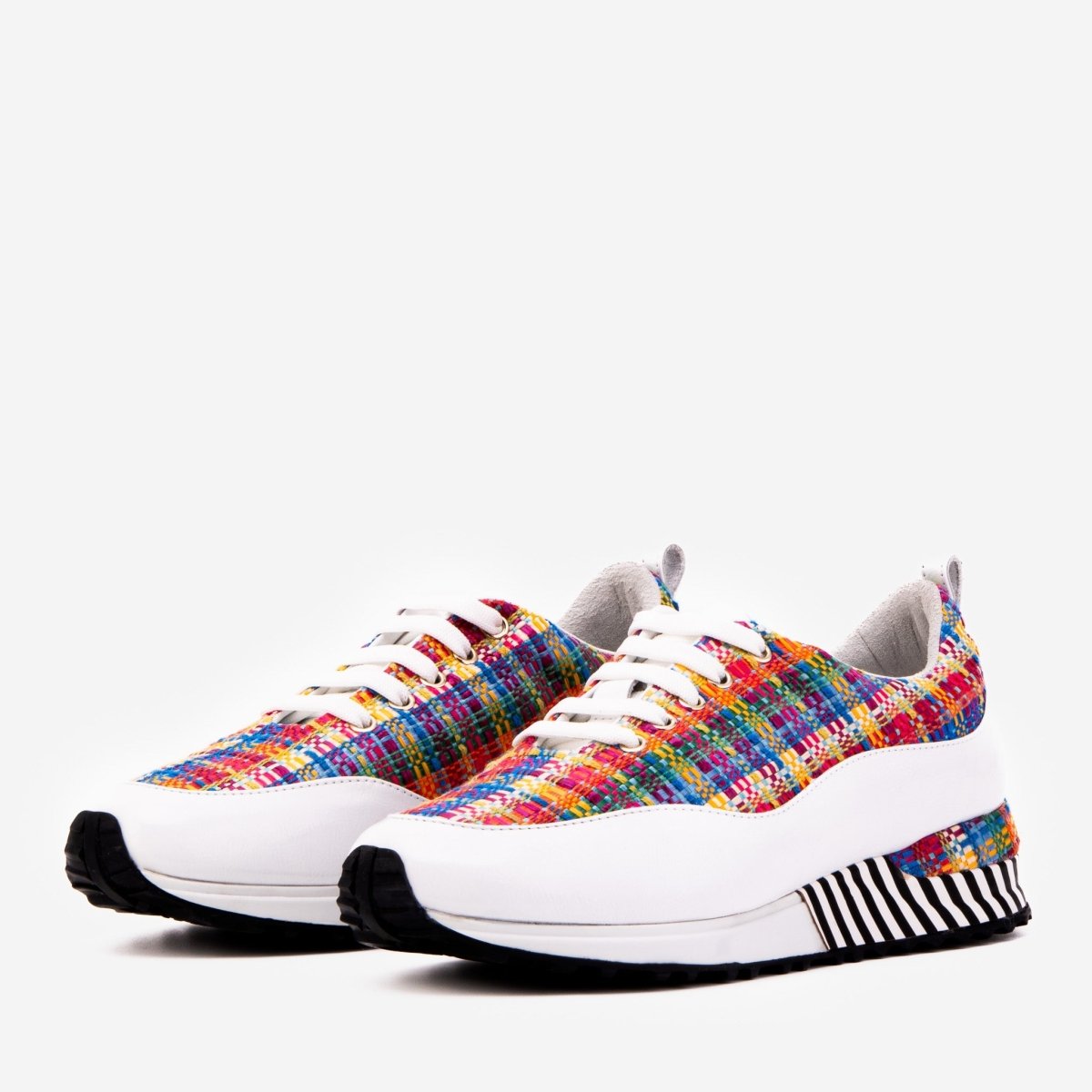 The Valencia White Leather Women Sneaker - TLW Shoes