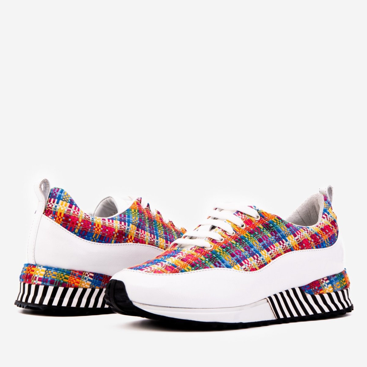 The Valencia White Leather Women Sneaker - TLW Shoes