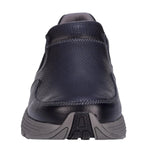 Drew Match Men's Slip - on Casual Shoe In Black Pebbled Leather - TLW Shoes