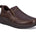 Drew Match Men's Slip - on Casual Shoe In Brown Pebbled Leather - TLW Shoes