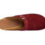 Sanita Hedi Womens Clog In Dark Red - TLW Shoes