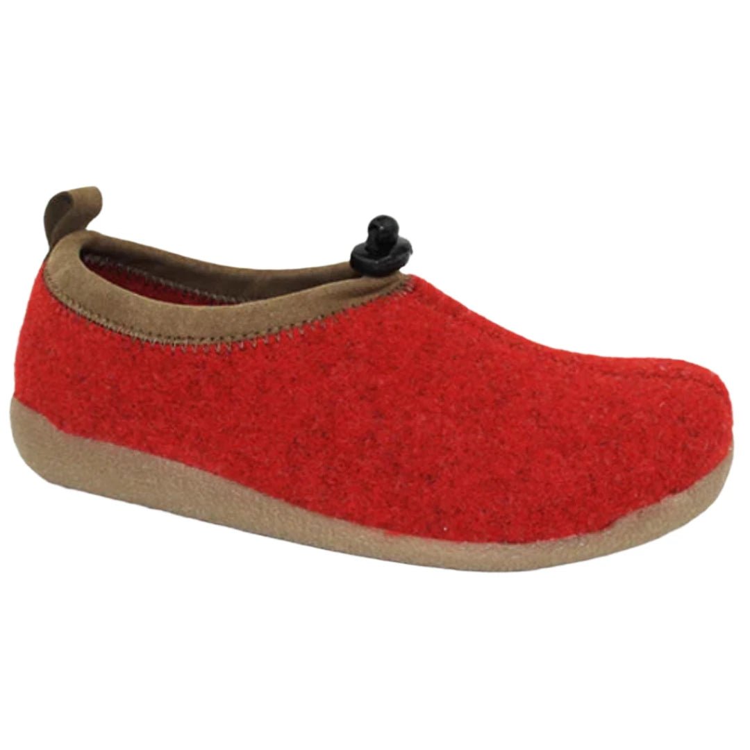 Sanita Samso Women's Slippers In Red - TLW Shoes