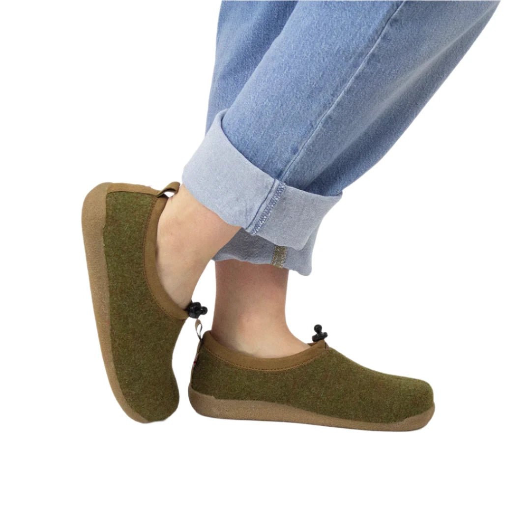 Sanita Samso Unisex Slippers In Green - TLW Shoes