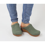 Sanita Ellis Women's Clog In Khaki - TLW Shoes