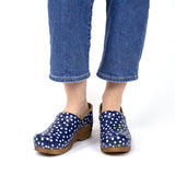 Sanita Roxbury Womens Clog In Blue - TLW Shoes