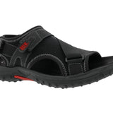 Drew Wander Men's Adjustable Sandal In Black Combo - TLW Shoes