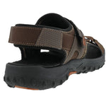 Drew Wander Men's Adjustable Sandal In Brown Combo - TLW Shoes